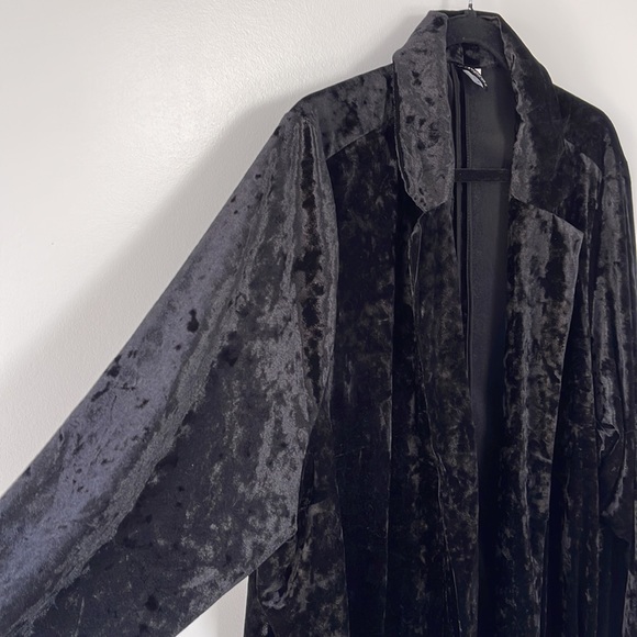 H&M | Slouchy Velvet Blazer NWOT - Picture 3 of 3